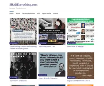 Shareverything.com(Because it makes sense) Screenshot