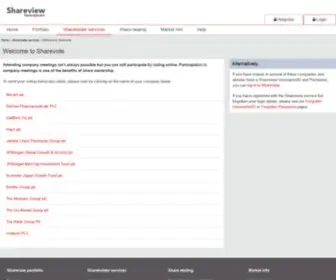 Sharevote.co.uk(Sharevote) Screenshot