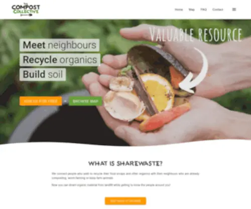 Sharewaste.org.nz(ShareWaste NZ) Screenshot