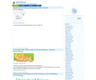 Shareweb20.com(Share Web 2.0) Screenshot