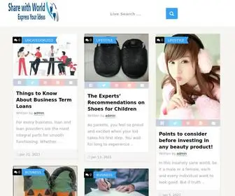 SharewithWorld.in(Share with the world) Screenshot