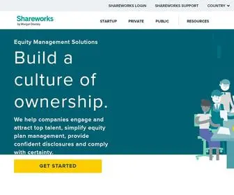 Shareworks.com(Workplace Financial Solutions) Screenshot