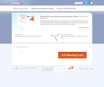 Sharexy.com(Social Sharing And Bookmarking Tool For Blog And Website) Screenshot