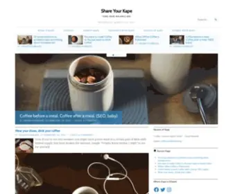 Shareyourkape.com("Yung Kape malamig na) Screenshot