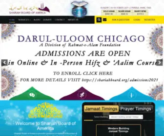 Shariahboard.net(Shariah Board of America) Screenshot