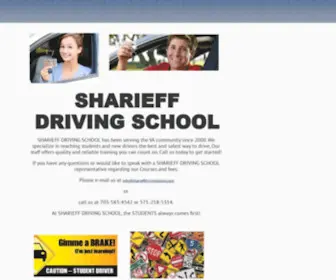 Sharieffdrivingschool.com(Sharieffdrivingschool) Screenshot