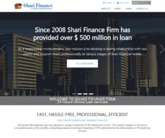 Sharifinance.com(Shari Finance) Screenshot