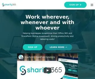 Sharify365.com(Easy Collaboration And Communication With Office 365) Screenshot