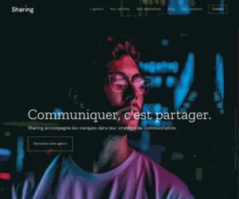 Sharing.agency(Agence de communication à Paris) Screenshot