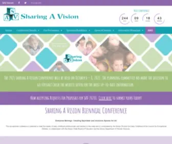 Sharingavision.org(Sharing a Vision) Screenshot