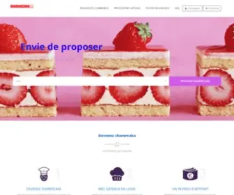 Sharingcake.com(Vente et achat de gâteaux fait maison en ligne) Screenshot
