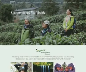 Sharingnature.com(Sharing Nature Worldwide) Screenshot