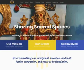 Sharingsacredspaces.org(Sharing Sacred Spaces) Screenshot