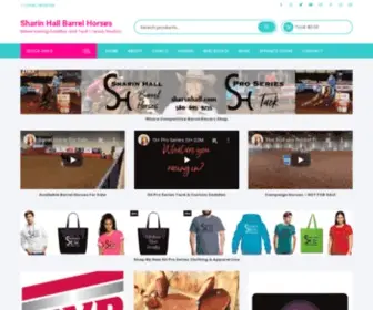 Sharinhall.com(Barrel Racing Saddles and Tack) Screenshot