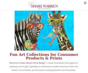 Shariwarren.com(Shari Warren Art & Design) Screenshot