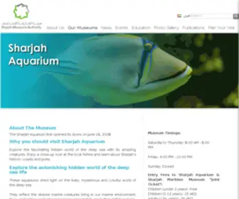 Sharjahaquarium.ae(Sharjah Aquarium) Screenshot