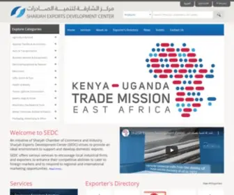 Sharjahexports.gov.ae(Sharjah Exports Development Center (SEDC)) Screenshot