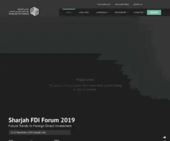 Sharjahfdiforum.ae(FDI) Screenshot