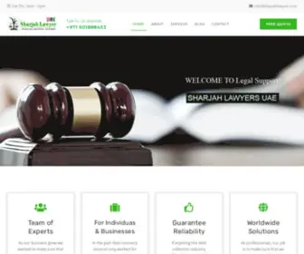 Sharjahlawyer.com(Lawyers in Sharjah) Screenshot