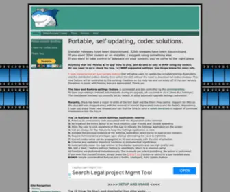 Shark007.net(Portable 64bit codecs for Windows 11 and Windows 10) Screenshot