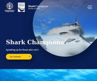 Sharkchampions.org.au(Become a Shark Champion) Screenshot