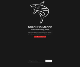 Sharkfinmarine.com(Home Landing) Screenshot