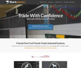 Sharkindicators.com(Powerful tools for NinjaTrader) Screenshot