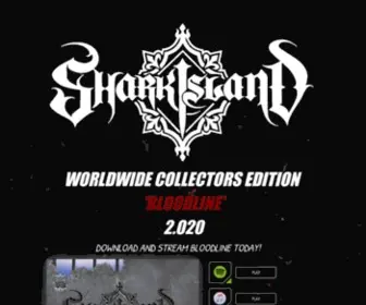 Sharkislandmusic.com(Cover Page) Screenshot