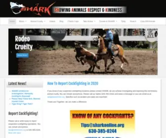 Sharkonline.org(Investigations and Campaigns Against Animal Abuse) Screenshot