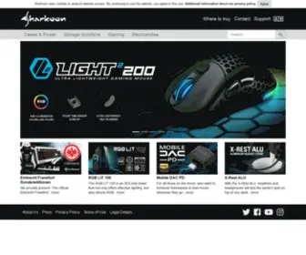 Sharkoon.com(Sharkoon) Screenshot