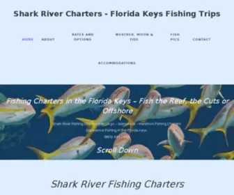 Sharkrivercharters.com(Florida Keys Fishing) Screenshot