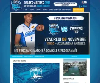 Sharks-Antibes.com(Sharks) Screenshot