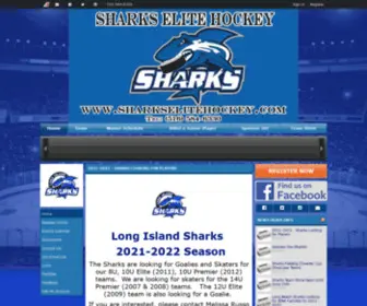 Sharkselitehockey.com(Sharks Elite Hockey Club) Screenshot