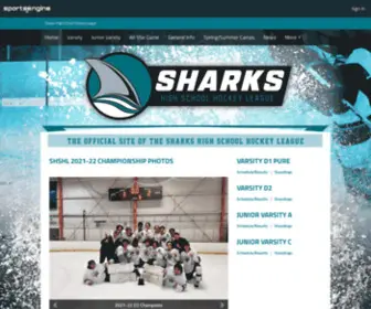 Sharkshighschoolhockey.com(Sharks High School Hockey League) Screenshot