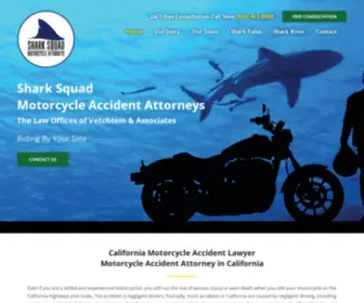 Sharksquadmotorcycleattorneys.com(Shark Squad Motorcycle Attorneys) Screenshot