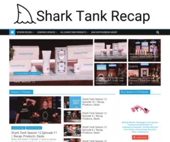 Sharktankrecap.com(Shark Tank Recap) Screenshot