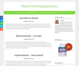 Sharktanksupplements.com(Best Selling Products) Screenshot