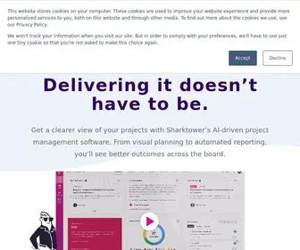 Sharktower.com(Change the way you manage change. Get AI) Screenshot