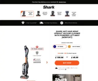 Sharkuprights.co.uk(Shark Anti Hair Wrap Upright Vacuum Cleaner Offers) Screenshot