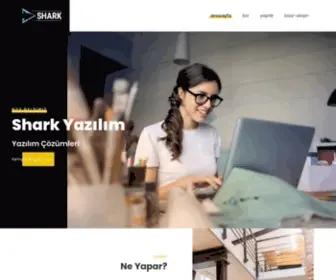 Sharkyazilim.com(Anasayfa) Screenshot