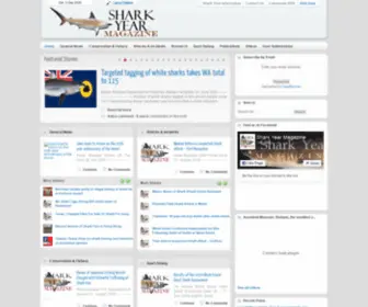 Sharkyear.com(Shark Year Magazine Shark Attack) Screenshot