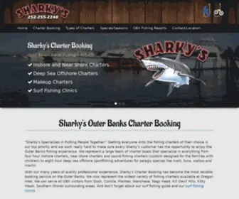 Sharkyscharters.com(Sharky's Charter Booking owned by expert local pros) Screenshot