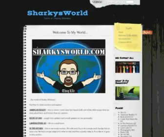 Sharkysworld.com(Home of Sharky Hitchens) Screenshot