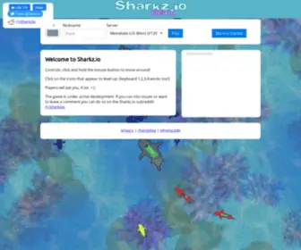 Sharkz.io(HTML5 Multiplayer Game) Screenshot