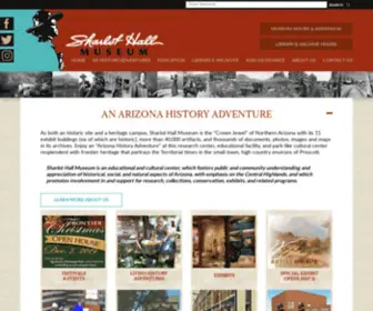 Sharlot.org(Sharlot Hall Museum) Screenshot