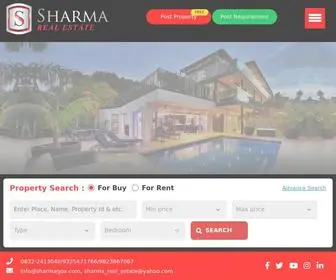 Sharmagoa.com(Fully Furnished Bungalow) Screenshot