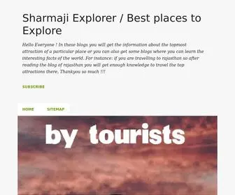 Sharmajiexplorer.com(sharmajiexplorer) Screenshot