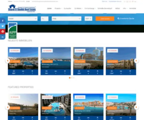 Sharmelsheikhrealestate.de(Sharm El Sheikh Real Estate) Screenshot