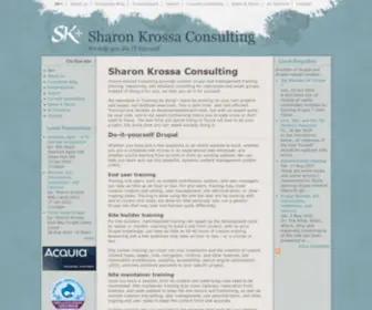 Sharonkrossa.com(Sharon Krossa Consulting) Screenshot