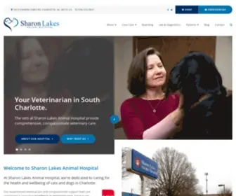 Sharonlakes.com(Animal Hospital in Charlotte) Screenshot